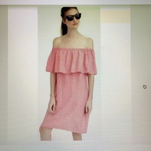 Jcrew Linen Cabana off the shoulder Tunic Beach Coverup